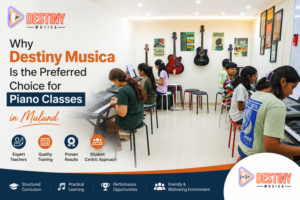 Why Destiny Musica Is the Preferred Choice for Piano Classes in Mulund