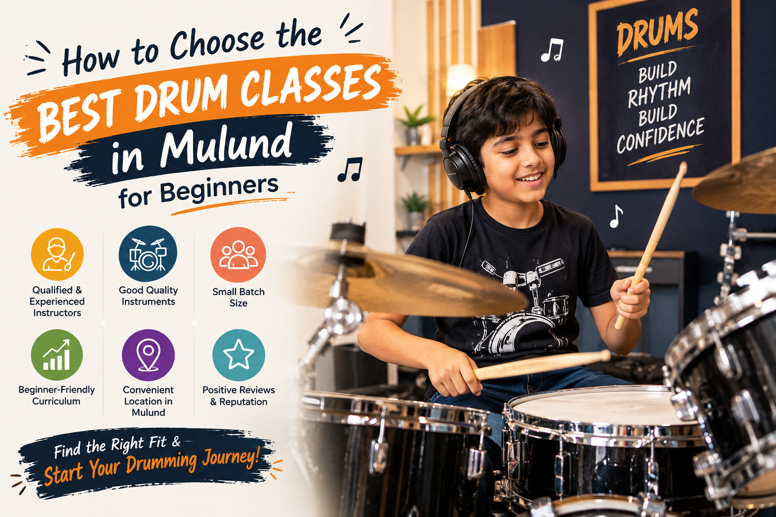 How to Choose the Best Drum Classes in Mulund for Beginners